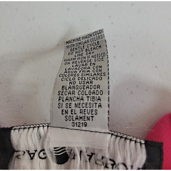 Sag Harbor Pink Linen Blend Button Front Short Sleeve Top Women's Size Large - Picture 7 of 7